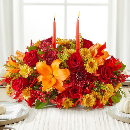 Autumn's Embrace Centerpiece –  Platte Floral, Colorado Springs CO