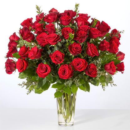 Forever Yours Fifty Stem Red Rose Bouquet –  Platte Floral, Colorado Springs CO
