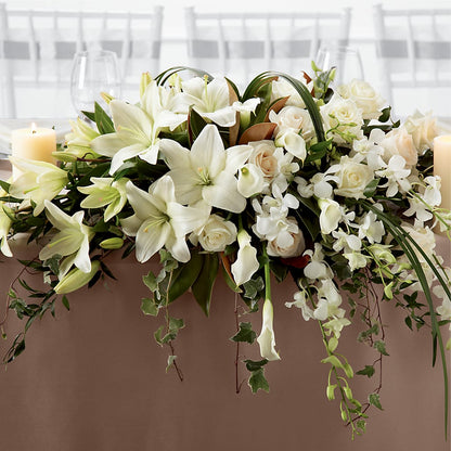 White Linen Arrangement –  Platte Floral, Colorado Springs CO