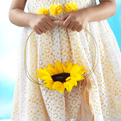 Sweet Sunshine Flower Girl Bouquet –  Platte Floral, Colorado Springs CO