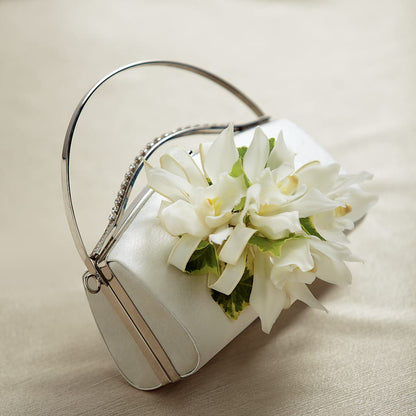 White Purse Decor –  Platte Floral, Colorado Springs CO